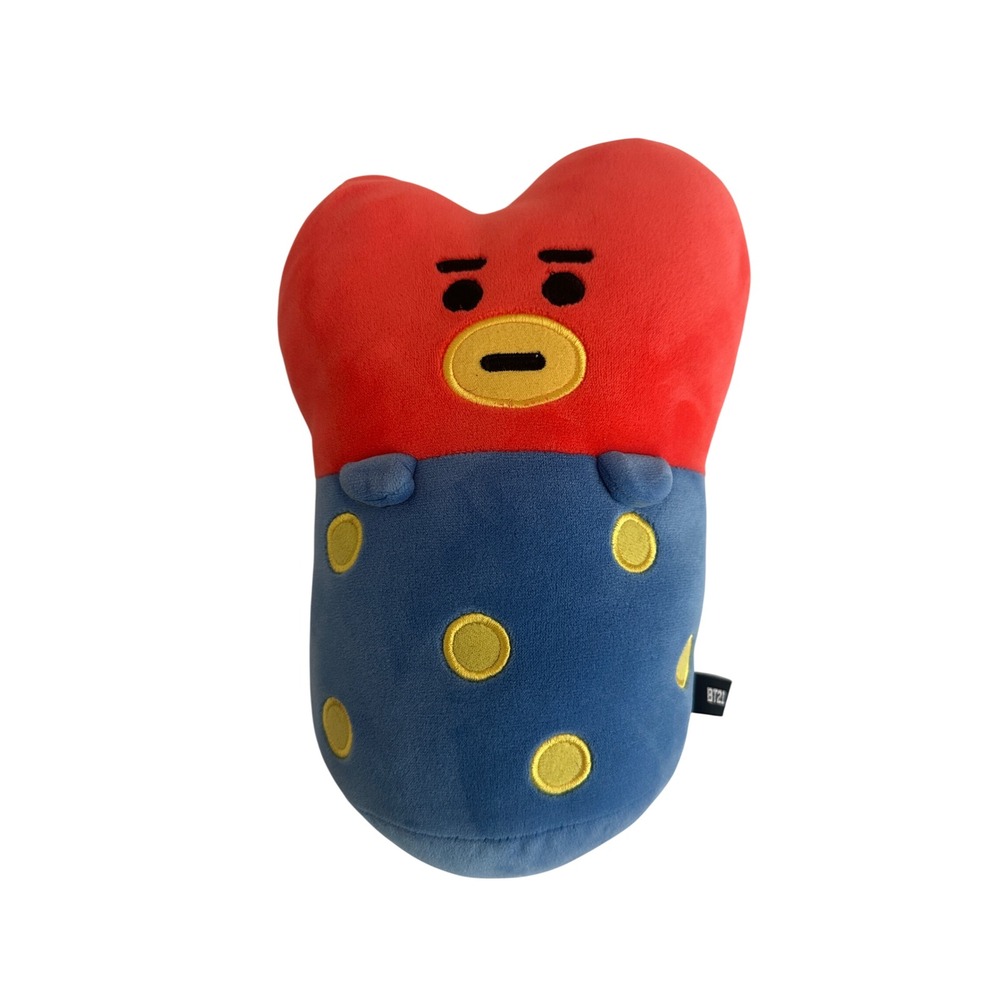 BT21‎ Tata Plush Line Friends BTS V Red Blue Polka Dot Stuffed Toy 10 Inch